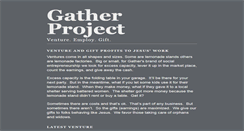Desktop Screenshot of gatherproject.org